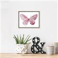 Picture of Pink Butterfly _GroupedProduct_Rectangle_Landscape_Canvas_Framed_