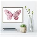 Picture of Pink Butterfly _GroupedProduct_Rectangle_Landscape_Canvas_Framed_