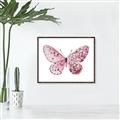 Picture of Pink Butterfly _GroupedProduct_Rectangle_Landscape_Canvas_Framed_