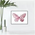 Picture of Pink Butterfly _GroupedProduct_Rectangle_Landscape_Canvas_Framed_