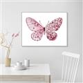 Picture of Pink Butterfly _GroupedProduct_Rectangle_Landscape_Canvas_Framed_