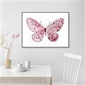 Picture of Pink Butterfly _GroupedProduct_Rectangle_Landscape_Canvas_Framed_