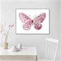 Picture of Pink Butterfly _GroupedProduct_Rectangle_Landscape_Canvas_Framed_