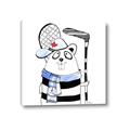 Picture of Hockey Beaver _GroupedProduct_Square_Mini_ _GroupedProduct_Square_Canvas_