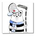 Picture of Hockey Beaver _GroupedProduct_Square_Mini_ _GroupedProduct_Square_Canvas_