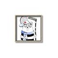 Picture of Hockey Beaver _GroupedProduct_Square_Mini_ _GroupedProduct_Square_Canvas_Framed_
