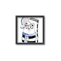 Picture of Hockey Beaver _GroupedProduct_Square_Mini_ _GroupedProduct_Square_Canvas_Framed_