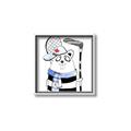 Picture of Hockey Beaver _GroupedProduct_Square_Mini_ _GroupedProduct_Square_Canvas_Framed_