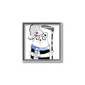 Picture of Hockey Beaver _GroupedProduct_Square_Mini_ _GroupedProduct_Square_Canvas_Framed_