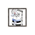 Picture of Hockey Beaver _GroupedProduct_Square_Mini_ _GroupedProduct_Square_Canvas_Framed_