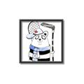 Picture of Hockey Beaver _GroupedProduct_Square_Mini_ _GroupedProduct_Square_Canvas_Framed_