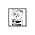 Picture of Hockey Beaver _GroupedProduct_Square_Mini_ _GroupedProduct_Square_Canvas_Framed_