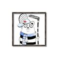 Picture of Hockey Beaver _GroupedProduct_Square_Mini_ _GroupedProduct_Square_Canvas_Framed_