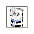 Picture of Hockey Beaver _GroupedProduct_Square_Mini_ _GroupedProduct_Square_Canvas_Framed_