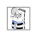 Picture of Hockey Beaver _GroupedProduct_Square_Mini_ _GroupedProduct_Square_Canvas_Framed_