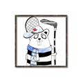 Picture of Hockey Beaver _GroupedProduct_Square_Mini_ _GroupedProduct_Square_Canvas_Framed_