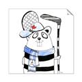 Picture of Hockey Beaver _GroupedProduct_Square_Mini_ _GroupedProduct_Square_Unframed_Print_Only_