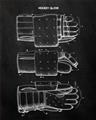 Picture of Hockey Glove Blueprint _GroupedProduct_Rectangle_Portrait_Mini_ _GroupedProduct_Rectangle_Portrait_Unframed_Print_Only_