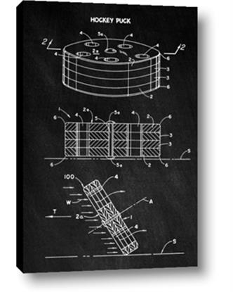 Picture of Hockey Puck Blueprint