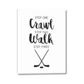 Picture of Crawl, Walk, Hockey _GroupedProduct_Rectangle_Portrait_Mini_ _GroupedProduct_Rectangle_Portrait_Canvas_