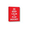 Picture of Keep Calm Play Hockey Red _GroupedProduct_Rectangle_Portrait_Mini_ _GroupedProduct_Rectangle_Portrait_Canvas_