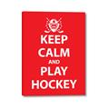 Picture of Keep Calm Play Hockey Red _GroupedProduct_Rectangle_Portrait_Mini_ _GroupedProduct_Rectangle_Portrait_Canvas_