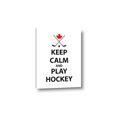 Picture of Keep Calm Play Hockey Black  _GroupedProduct_Rectangle_Portrait_Mini_ _GroupedProduct_Rectangle_Portrait_Canvas_