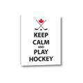 Picture of Keep Calm Play Hockey Black  _GroupedProduct_Rectangle_Portrait_Mini_ _GroupedProduct_Rectangle_Portrait_Canvas_