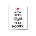 Picture of Keep Calm Play Hockey Black  _GroupedProduct_Rectangle_Portrait_Mini_ _GroupedProduct_Rectangle_Portrait_Canvas_