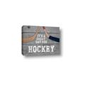 Picture of Great Day for Hockey on Wood _GroupedProduct_Rectangle_Landscape_Mini_ _GroupedProduct_Rectangle_Landscape_Canvas_