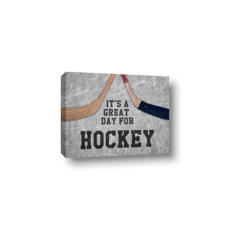Picture of Great Day for Hockey _GroupedProduct_Rectangle_Landscape_Mini_ _GroupedProduct_Rectangle_Landscape_Canvas_