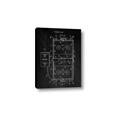Picture of Hockey Rink Blueprint _GroupedProduct_Rectangle_Portrait_Mini_ _GroupedProduct_Rectangle_Portrait_Canvas_