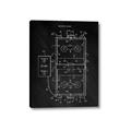 Picture of Hockey Rink Blueprint _GroupedProduct_Rectangle_Portrait_Mini_ _GroupedProduct_Rectangle_Portrait_Canvas_