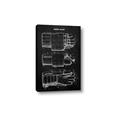 Picture of Hockey Glove Blueprint _GroupedProduct_Rectangle_Portrait_Mini_ _GroupedProduct_Rectangle_Portrait_Canvas_