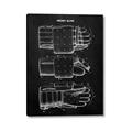 Picture of Hockey Glove Blueprint _GroupedProduct_Rectangle_Portrait_Mini_ _GroupedProduct_Rectangle_Portrait_Canvas_