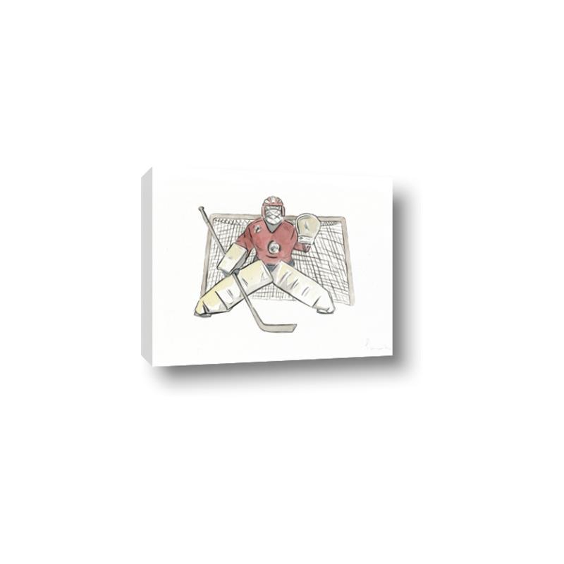 Picture of Goalie in Net _GroupedProduct_Rectangle_Landscape_Mini_ _GroupedProduct_Rectangle_Landscape_Canvas_
