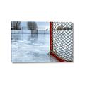 Picture of Red and White Hockey Goal _GroupedProduct_Rectangle_Landscape_Mini_ _GroupedProduct_Rectangle_Landscape_Canvas_