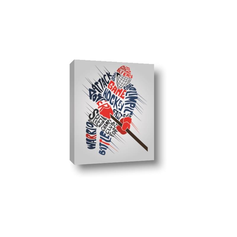 Picture of Hockey Words Player _GroupedProduct_Rectangle_Portrait_Mini_ _GroupedProduct_Rectangle_Portrait_Canvas_