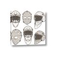 Picture of All the Masks _GroupedProduct_Square_Mini_ _GroupedProduct_Square_Canvas_