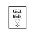 Picture of Crawl, Walk, Hockey _GroupedProduct_Rectangle_Portrait_Mini_ _GroupedProduct_Rectangle_Portrait_Canvas_Framed_