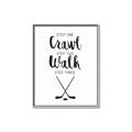 Picture of Crawl, Walk, Hockey _GroupedProduct_Rectangle_Portrait_Mini_ _GroupedProduct_Rectangle_Portrait_Canvas_Framed_