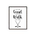 Picture of Crawl, Walk, Hockey _GroupedProduct_Rectangle_Portrait_Mini_ _GroupedProduct_Rectangle_Portrait_Canvas_Framed_