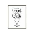 Picture of Crawl, Walk, Hockey _GroupedProduct_Rectangle_Portrait_Mini_ _GroupedProduct_Rectangle_Portrait_Canvas_Framed_