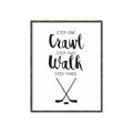 Picture of Crawl, Walk, Hockey _GroupedProduct_Rectangle_Portrait_Mini_ _GroupedProduct_Rectangle_Portrait_Canvas_Framed_
