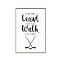 Picture of Crawl, Walk, Hockey _GroupedProduct_Rectangle_Portrait_Mini_ _GroupedProduct_Rectangle_Portrait_Canvas_Framed_