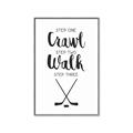 Picture of Crawl, Walk, Hockey _GroupedProduct_Rectangle_Portrait_Mini_ _GroupedProduct_Rectangle_Portrait_Canvas_Framed_