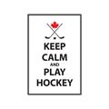 Picture of Keep Calm Play Hockey Black  _GroupedProduct_Rectangle_Portrait_Mini_ _GroupedProduct_Rectangle_Portrait_Canvas_Framed_