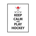 Picture of Keep Calm Play Hockey Black  _GroupedProduct_Rectangle_Portrait_Mini_ _GroupedProduct_Rectangle_Portrait_Canvas_Framed_