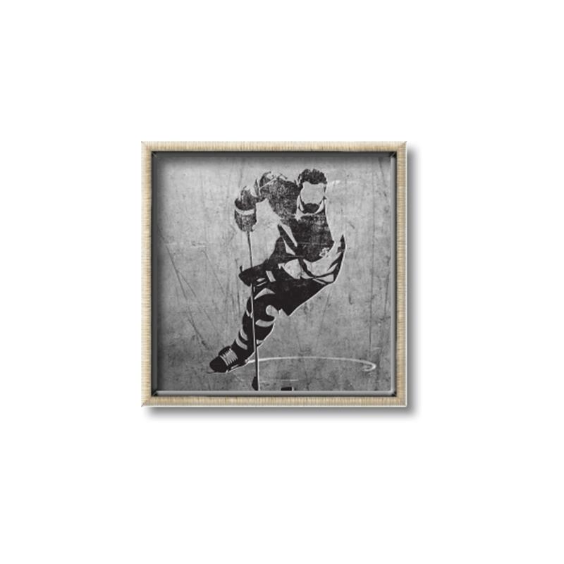 Picture of Ice Hockey Player II _GroupedProduct_Square_Mini_ _GroupedProduct_Square_Canvas_Framed_