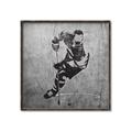 Picture of Ice Hockey Player II _GroupedProduct_Square_Mini_ _GroupedProduct_Square_Canvas_Framed_